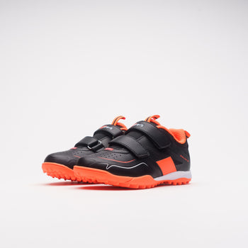 HSEC24Shoes Black Orange Mini Hockey Shoe, Pair