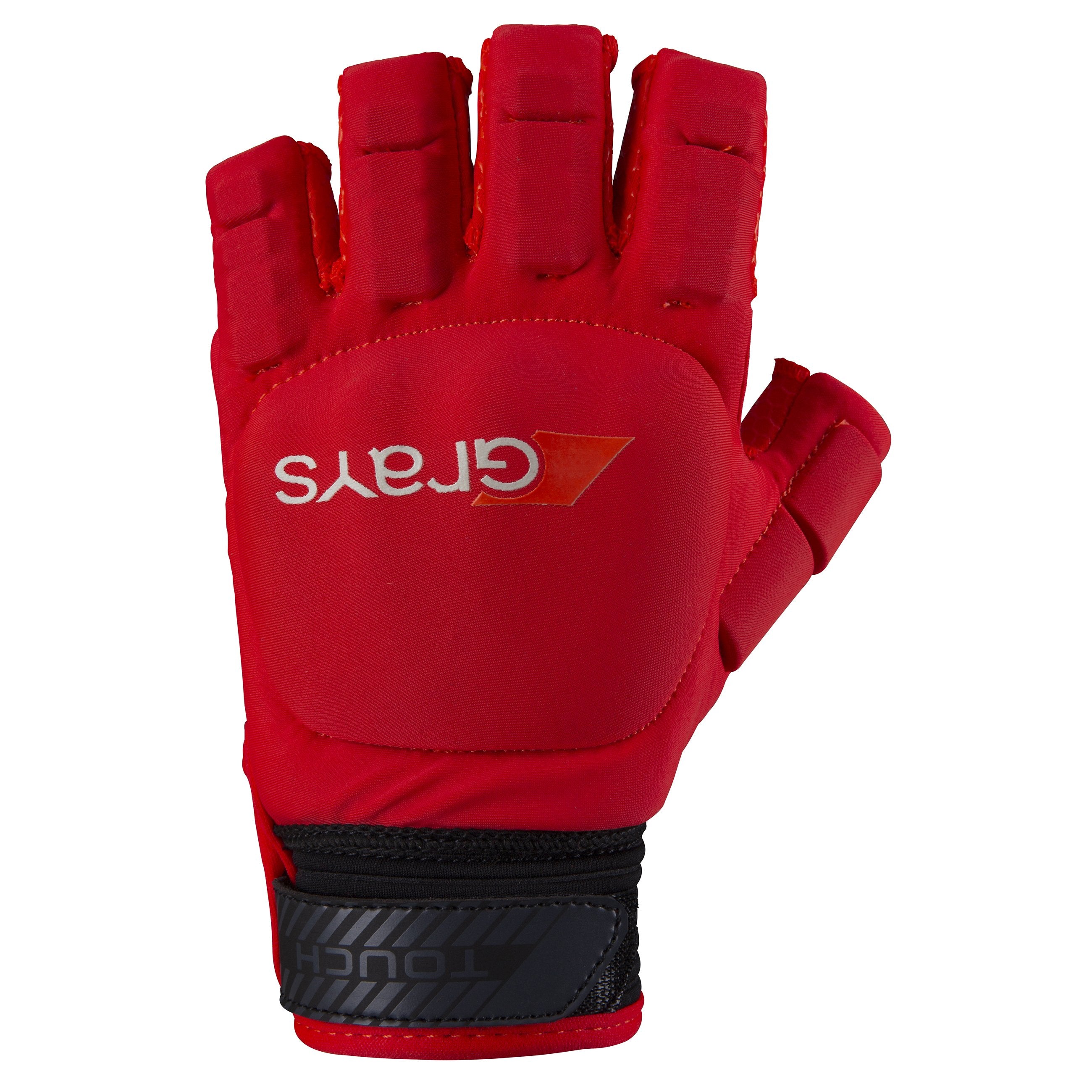 2600 HGFA19 6208905 Glove Touch Fluo Red Left Hand Back