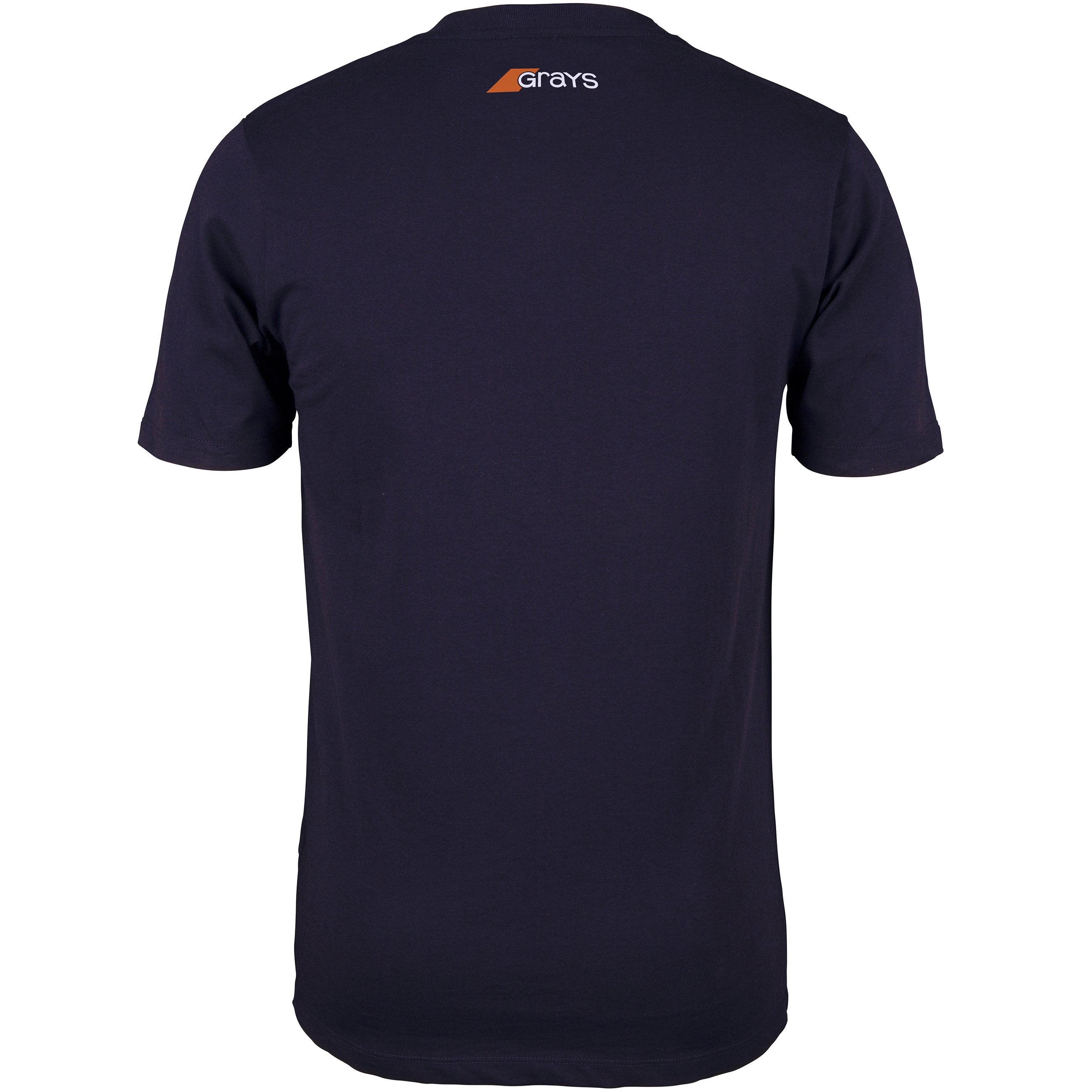 2600 6113605 Tee Tangent Dark Navy, Back