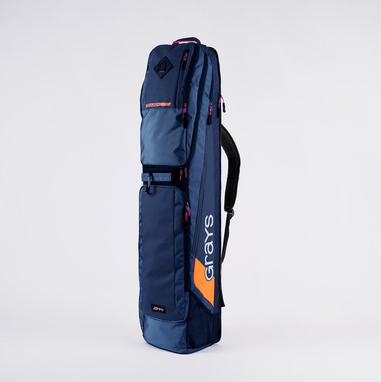 HHEA22Bags Kitbag Gamma X Navy & Pink Front